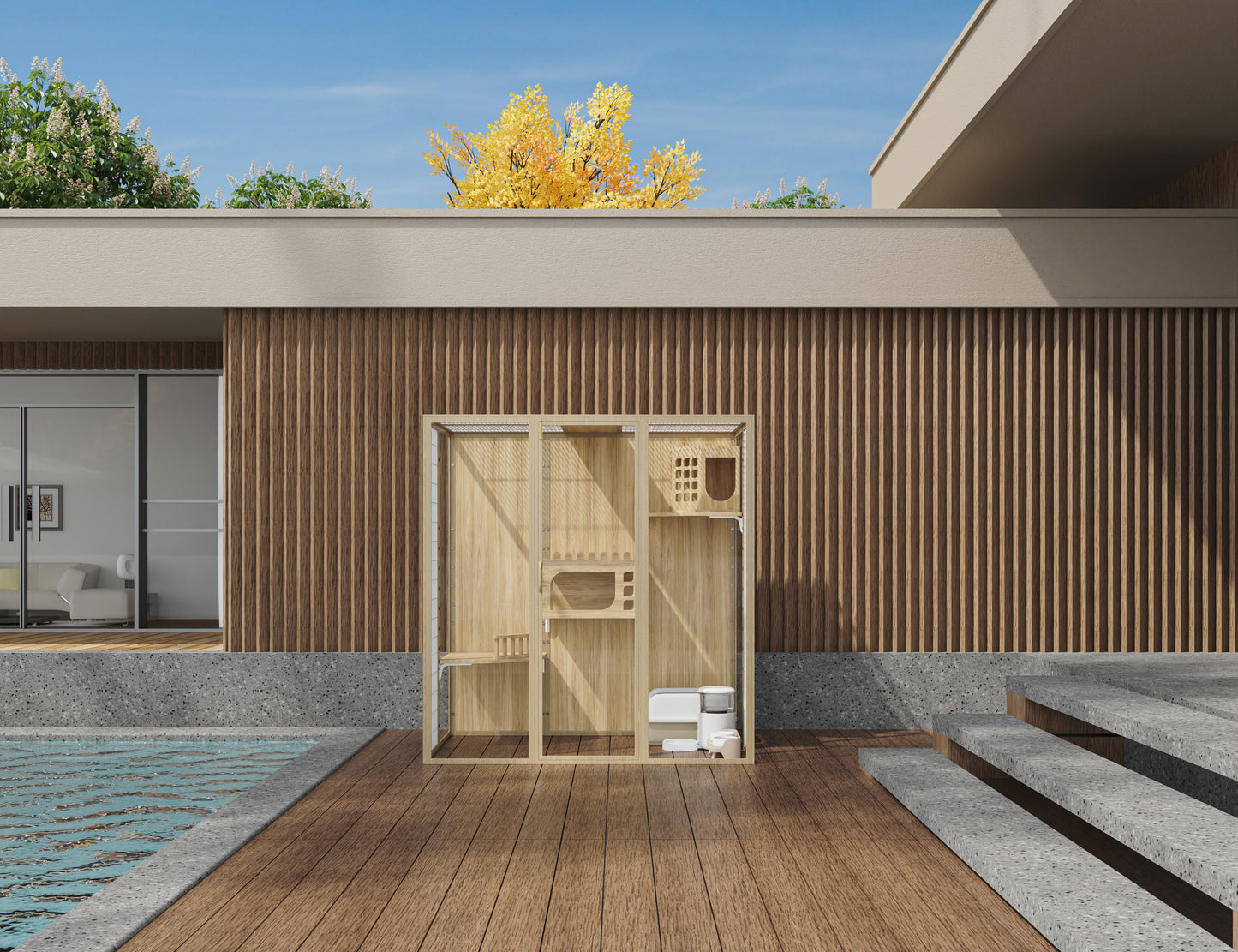 Luxury Cat Enclosure (Large)